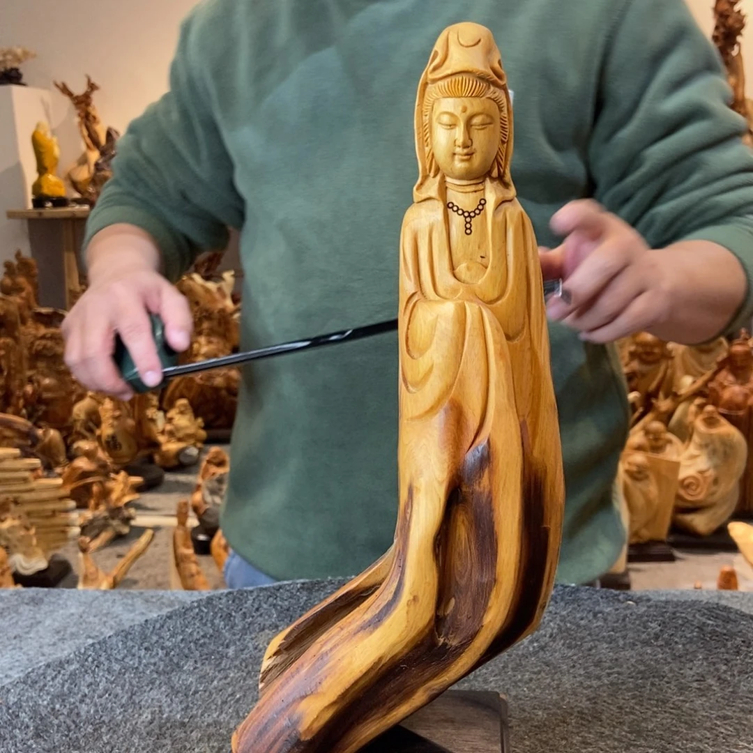 柏木（崖柏）太行崖柏根雕摆件