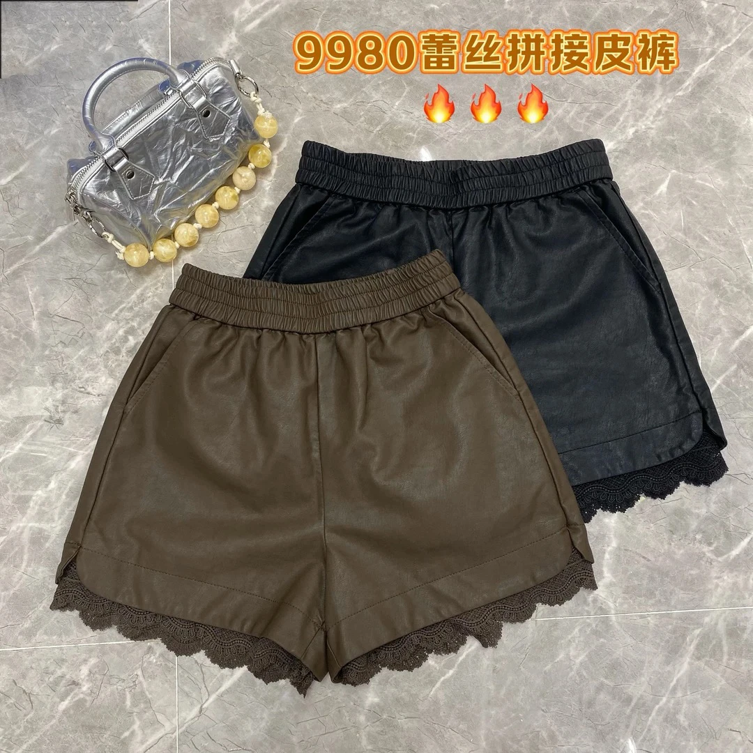 新款显瘦时尚气质百搭短裤9980