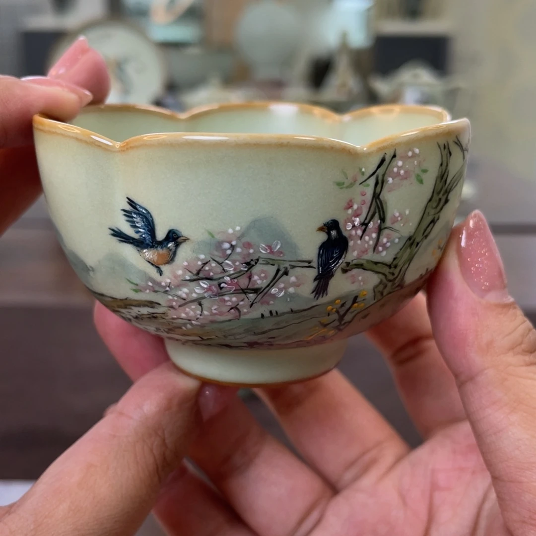 周泽堂。余秀华。桃花鸟