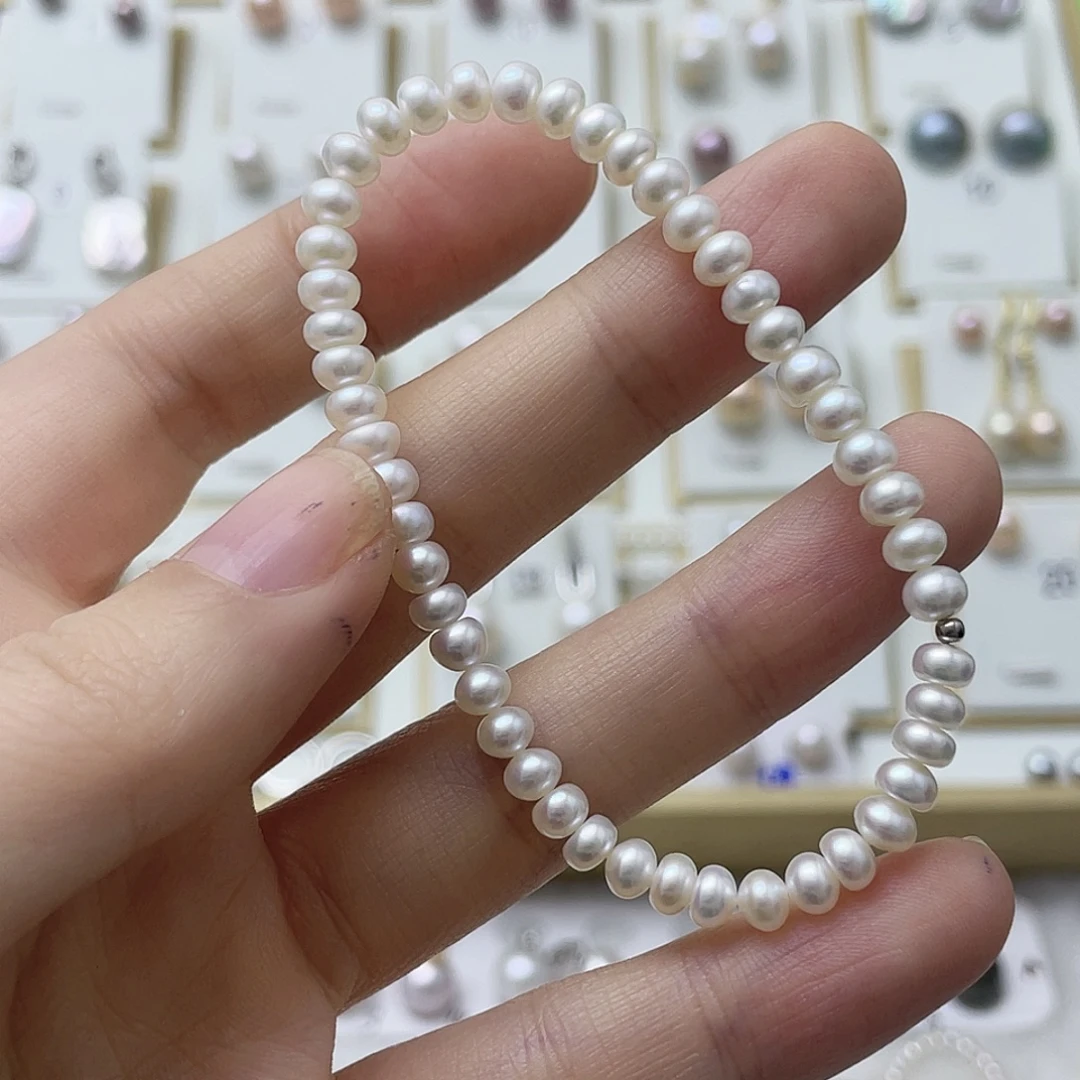 思***凡手绳银S925镶嵌淡水珍珠