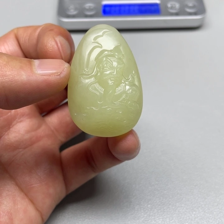 和田玉吊坠(不含链)未镶嵌三**阳