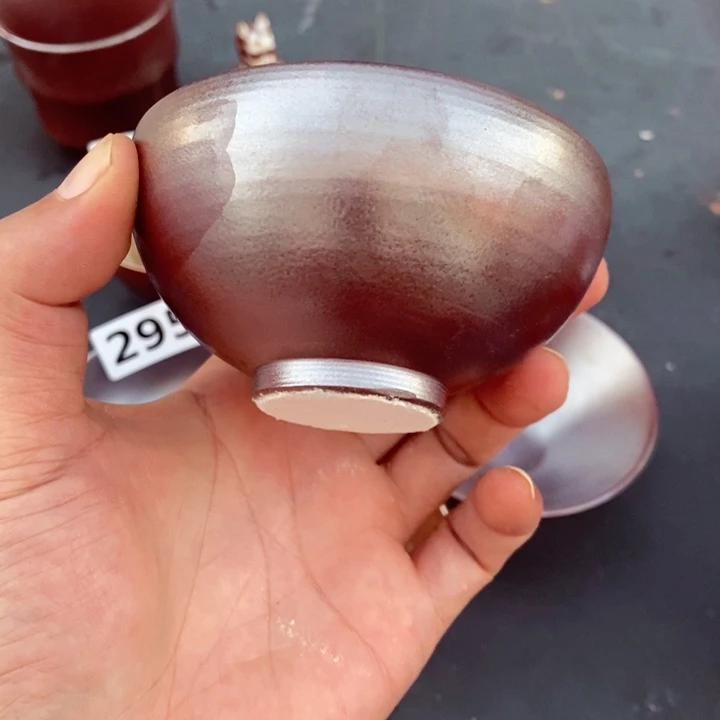 柴烧茶具陶瓷杯子