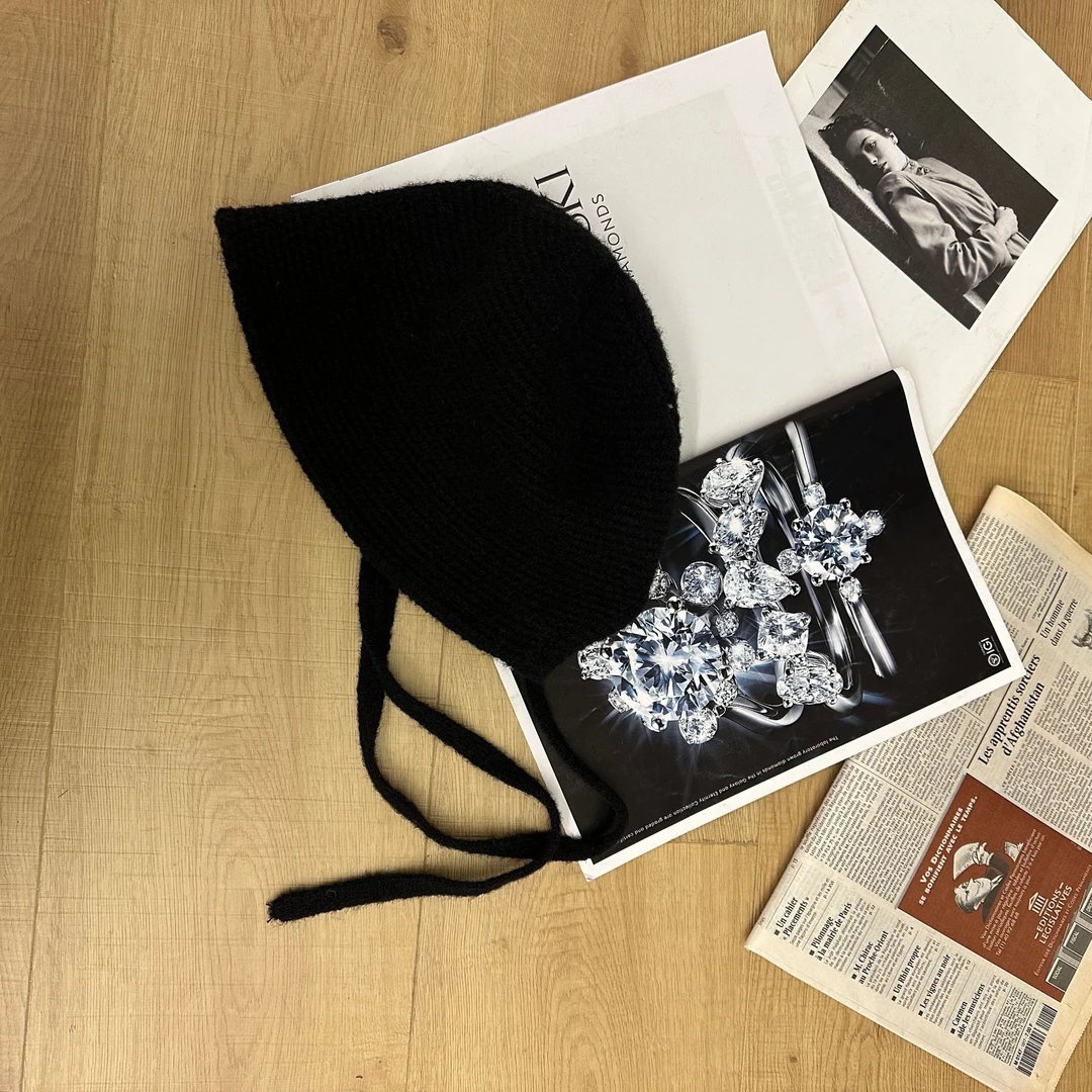 【周炸炸】绵羊毛羊驼毛混纺 日系针织保暖渔夫帽#250779