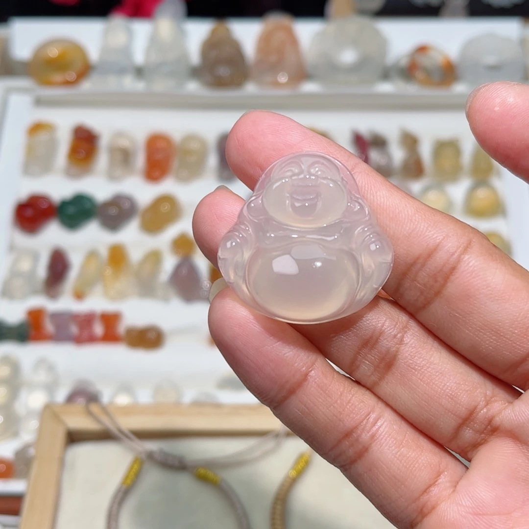 玛瑙/玉髓颈饰合金S****.