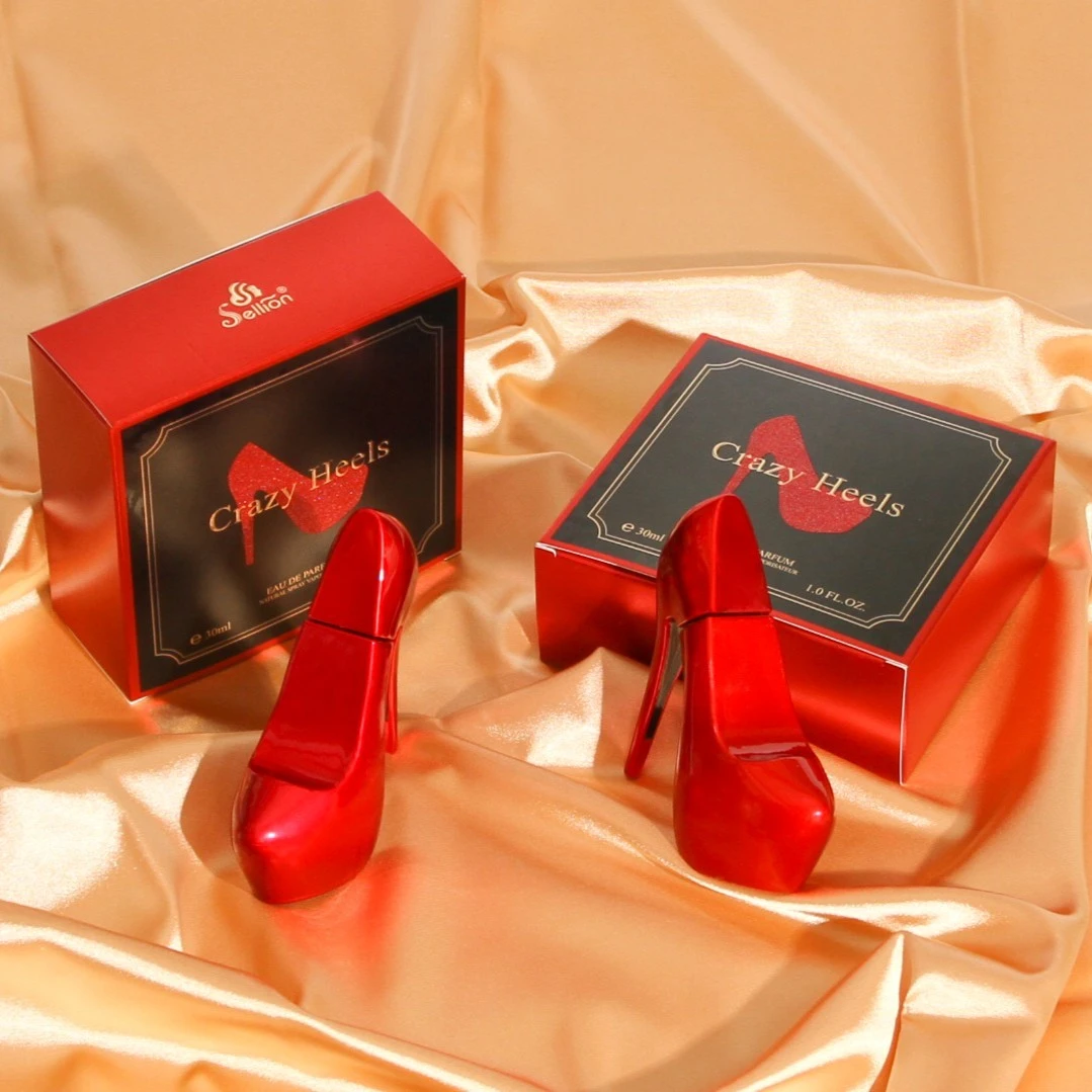 雪尔妮兰狂野派对香水女士红色高跟鞋持久留香女人魅力清新花香