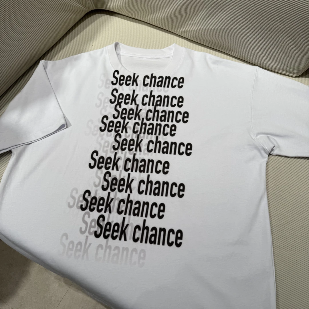 夏季新款字母印花短袖T设计感情侣休闲百搭ins LF2508