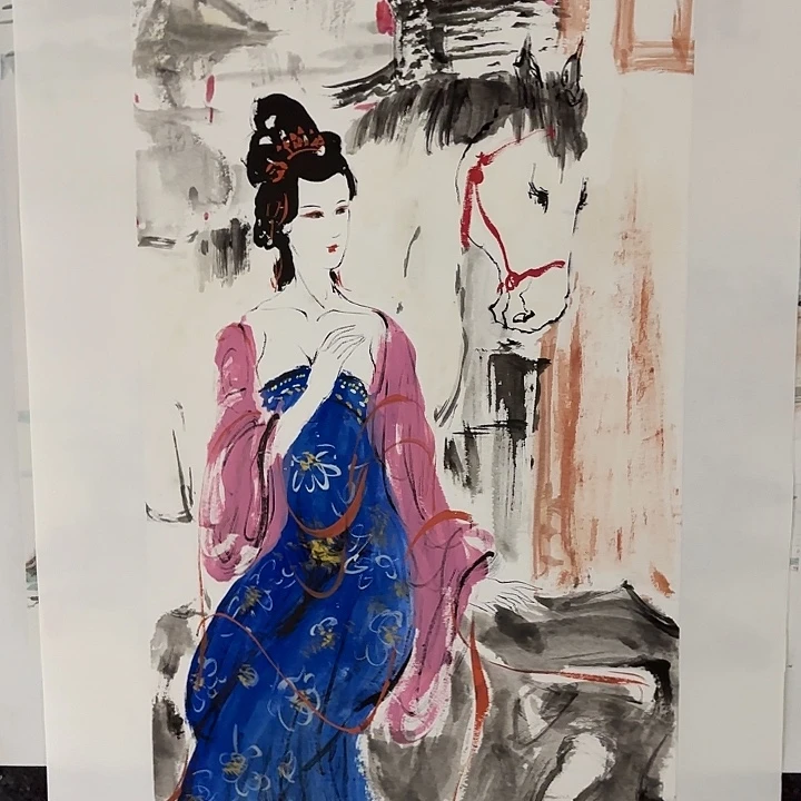 绘画山水画花鸟画68x34