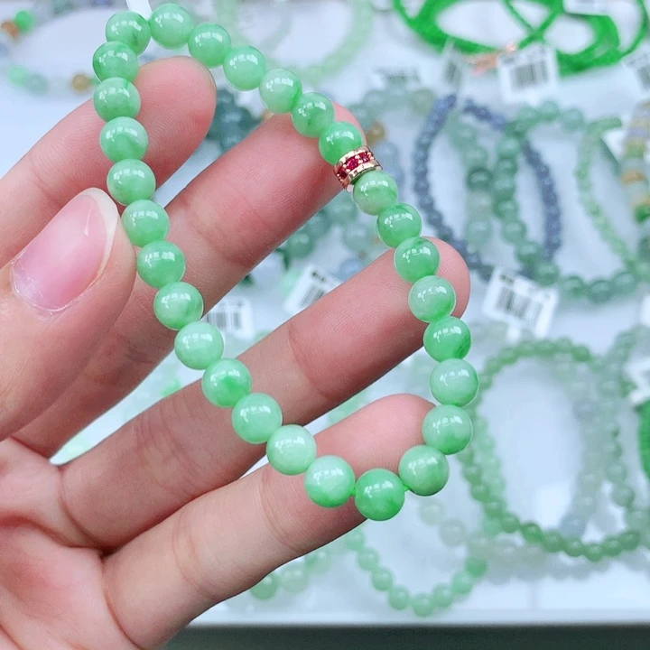 未镶嵌手链翡翠翡翠