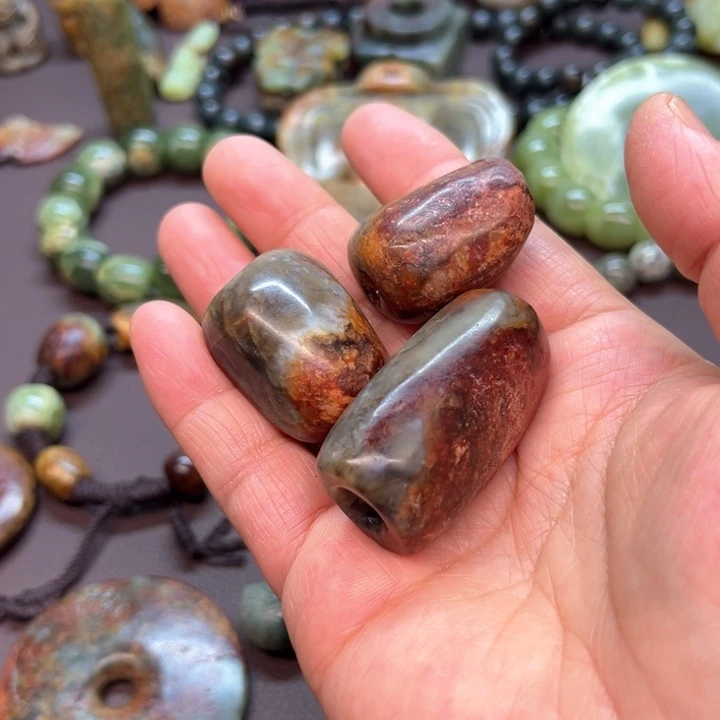 岫岩河磨玉（透闪石质玉）挂件未镶嵌覃*天