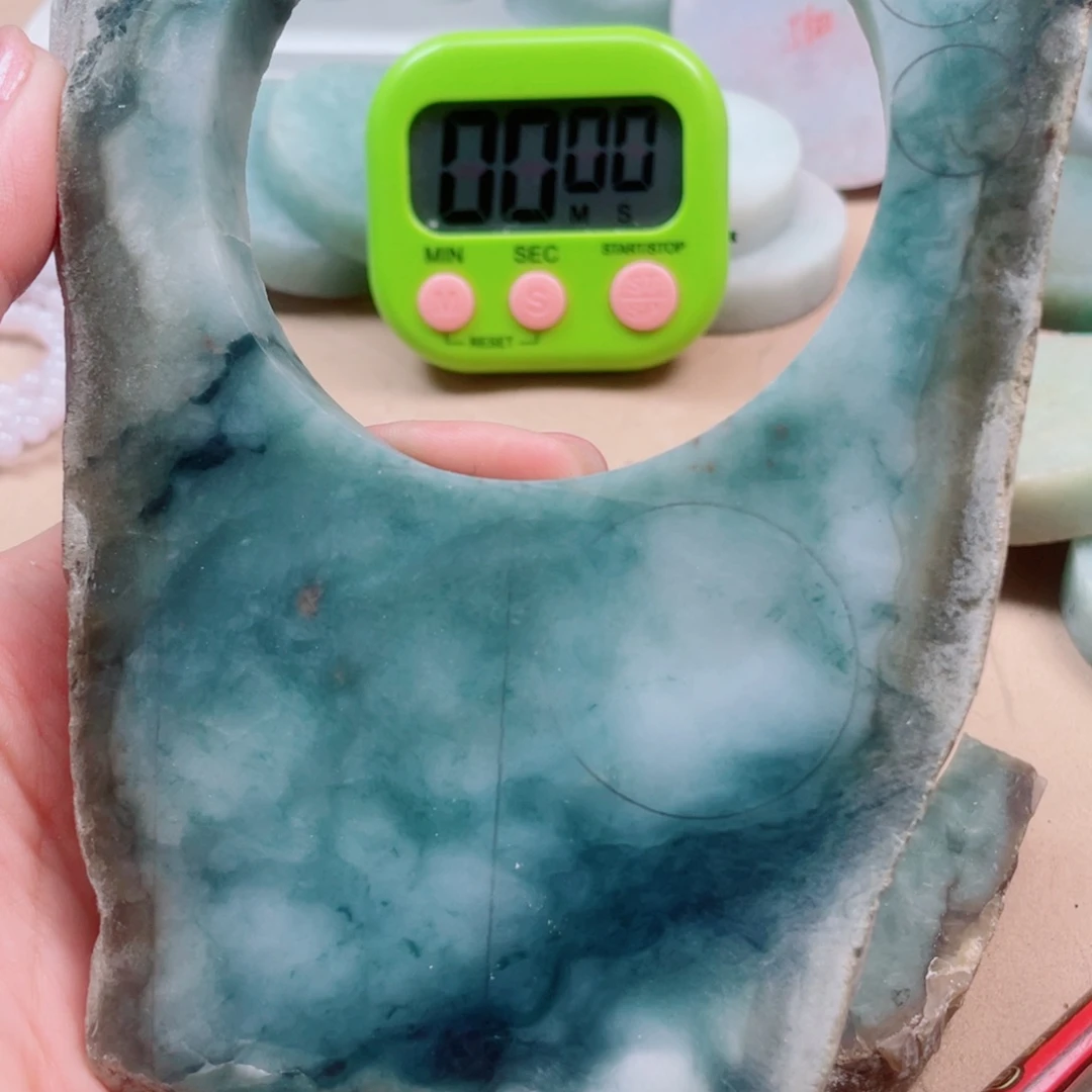 翡翠未镶嵌颈饰538……