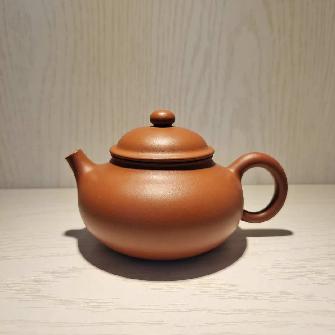 原矿赵庄朱泥全手工容天紫砂壶大容量功夫茶具220cc