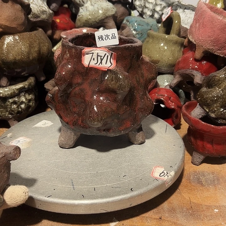 粗陶花盆制作就这样的