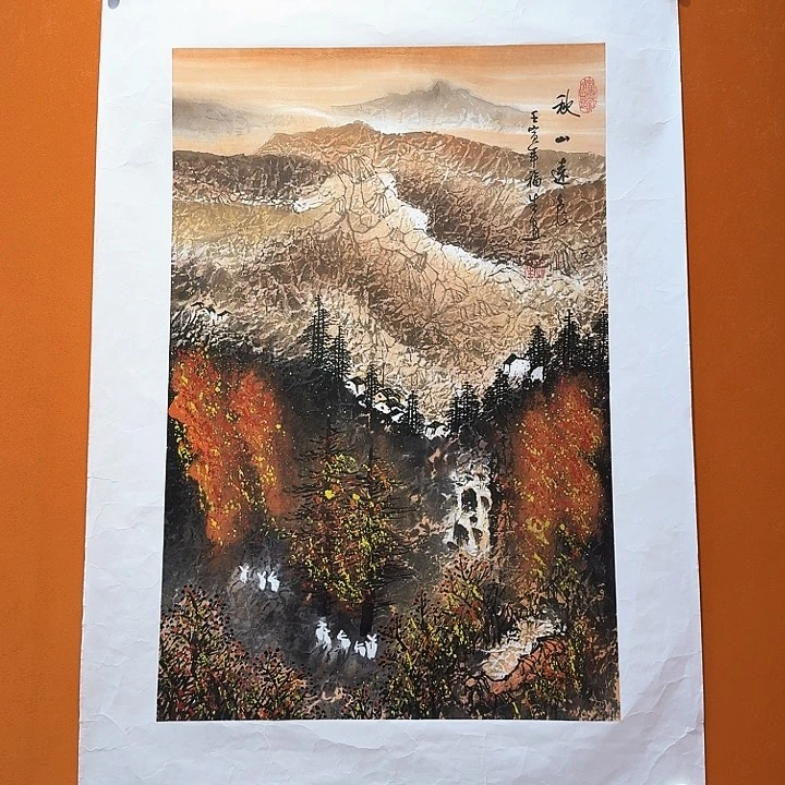 国画书法作品多次参加