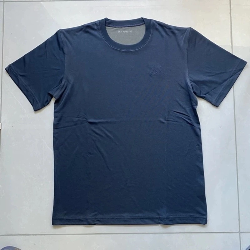 老 边  藏青色  短 袖