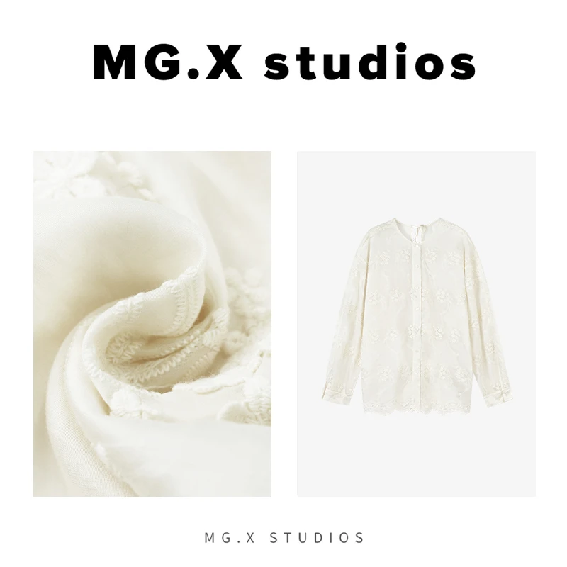 【雾中诗】MGX 小众气质新中式衬衫温柔长袖上衣女DPMO5E150