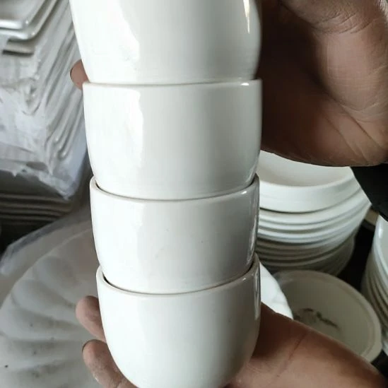 陶瓷四厂强化瓷四支杯微瑕疵品