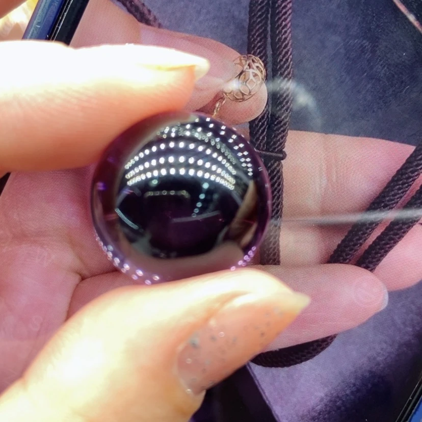 【闪购商品】水晶水晶吊坠18K金镶嵌