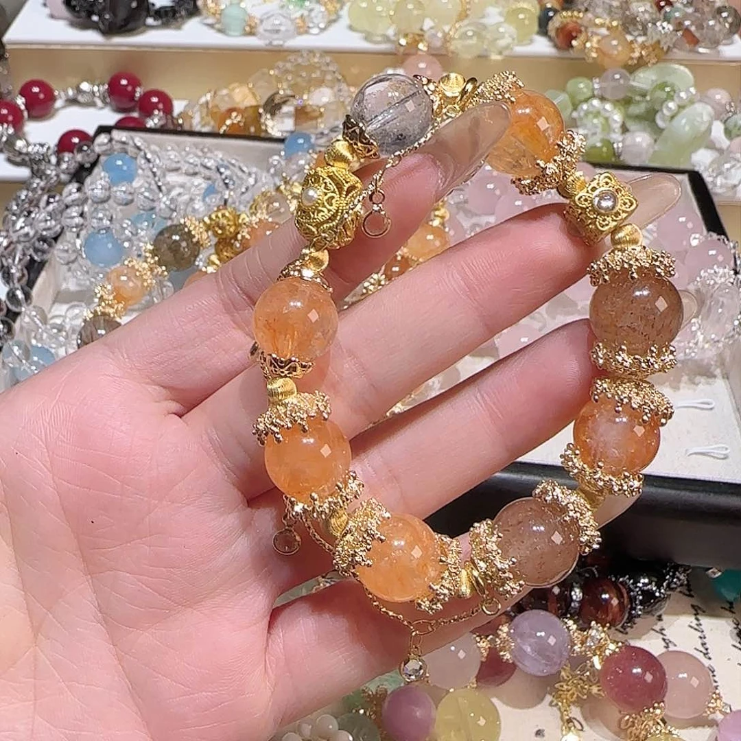 水晶手链未镶嵌吧