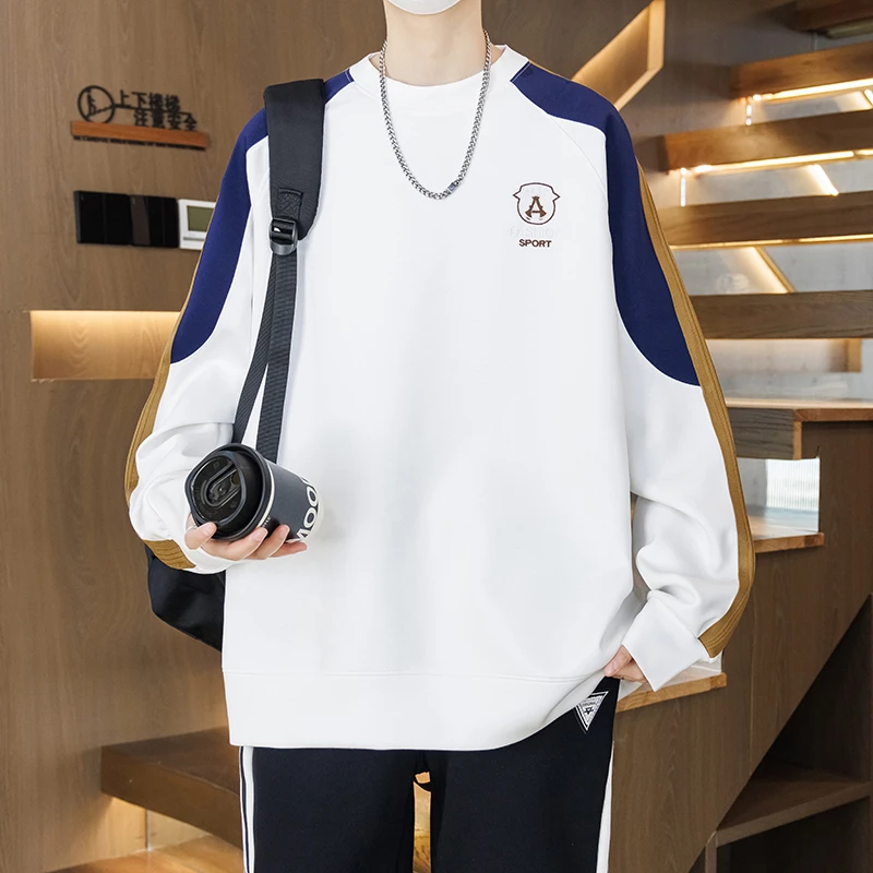 卫衣男士长袖2025春秋新款青少年学生潮牌帅气百搭宽松打底衫衣服