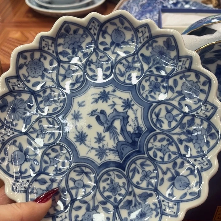 瓷片龙峰—-盘19–厘米