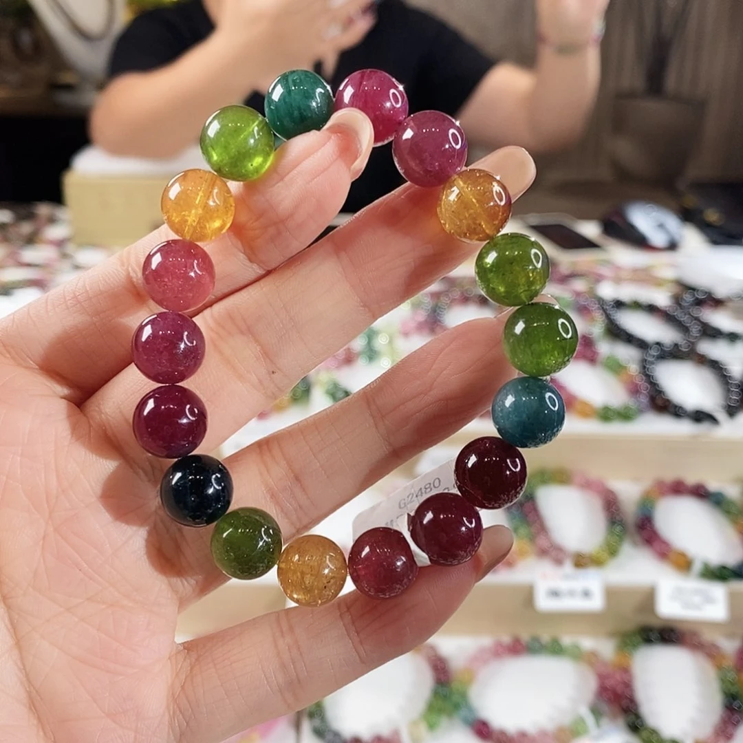 手串未镶嵌碧玺G2480单圈颜色微差