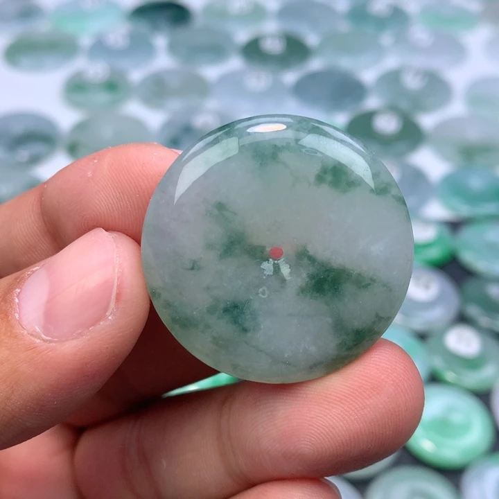 颈饰未镶嵌翡翠缅甸天然A货翡翠34.7-7,2