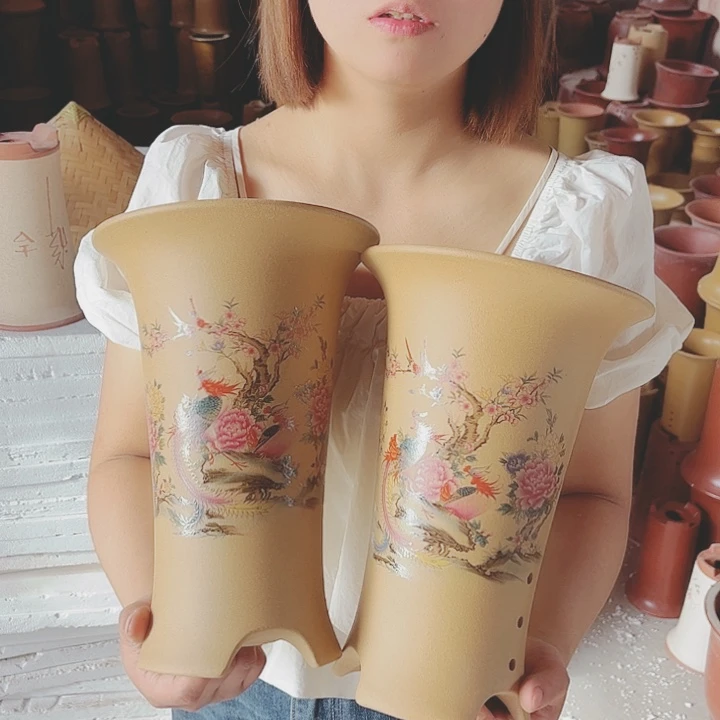 紫砂花盆宜兴紫砂精品花盆