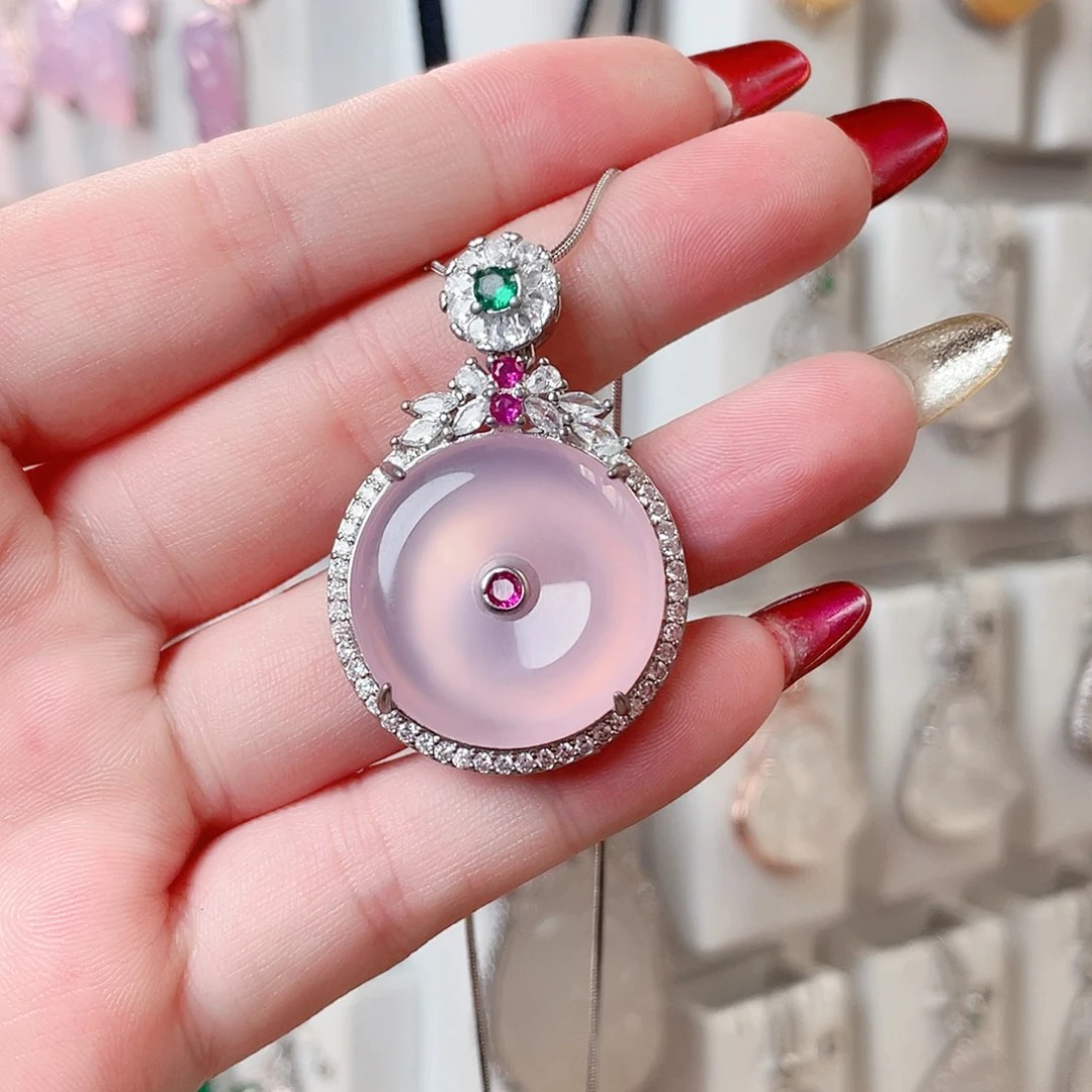 玛瑙/玉髓吊坠(赠链)未镶嵌