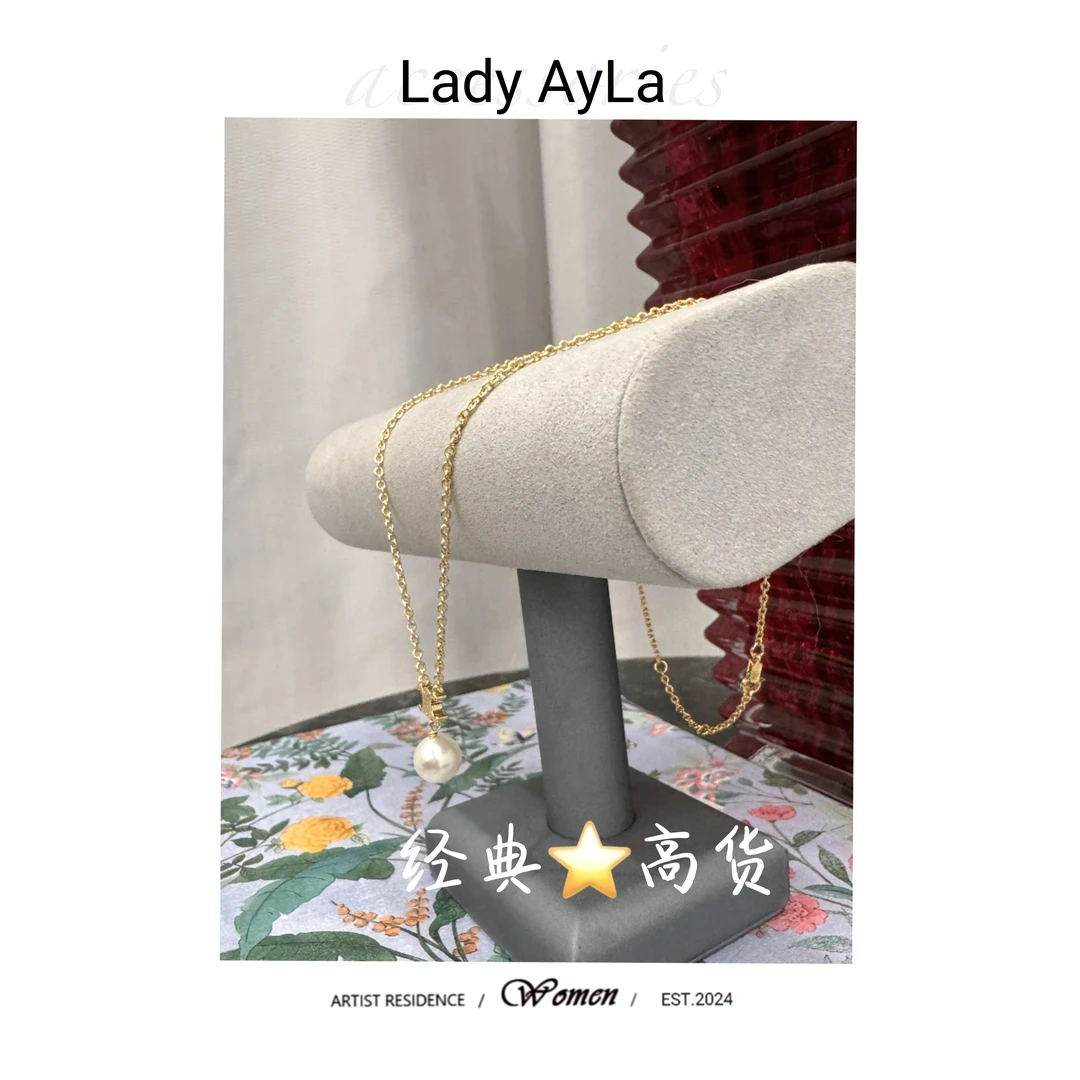 铜合金项链 凯旋门珠珠轻奢时尚项链AL1259