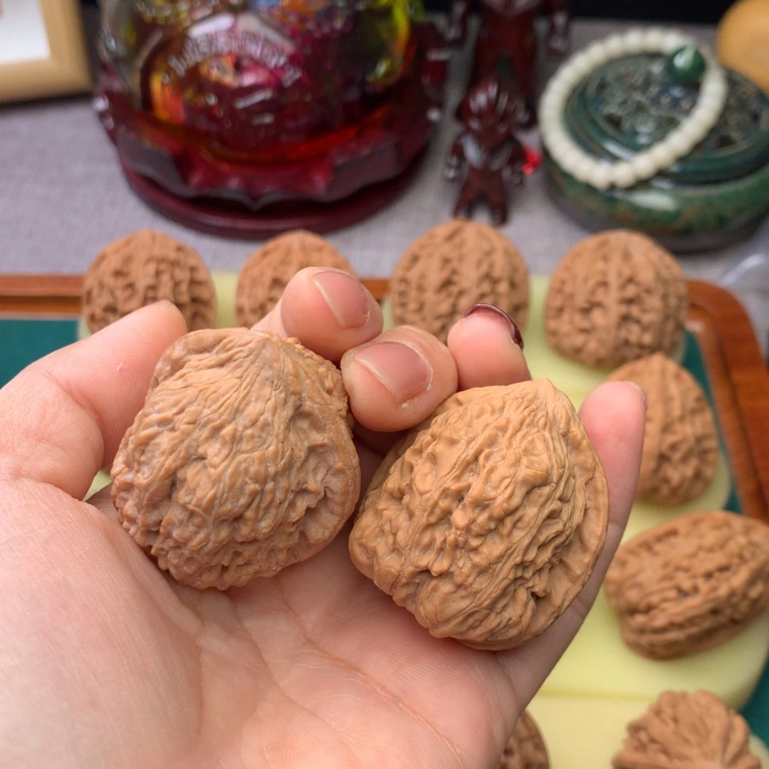 文玩核桃把件金钱豹36