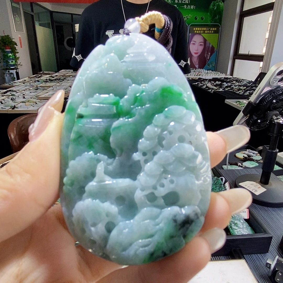 颈饰未镶嵌翡翠翡翠