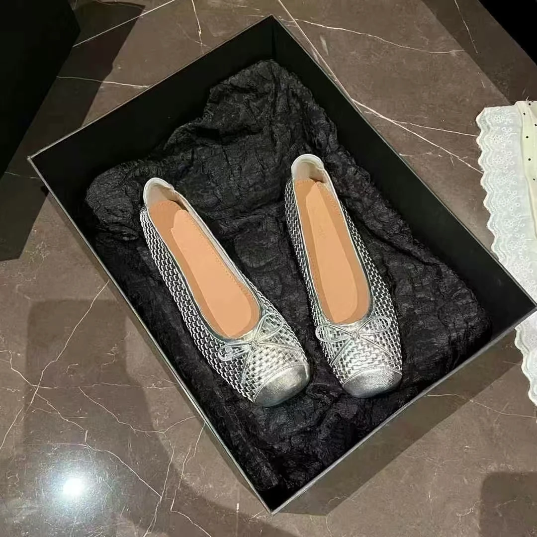 一脚蹬薄款夏季单鞋23女鞋小皮鞋气质百搭平跟极简风