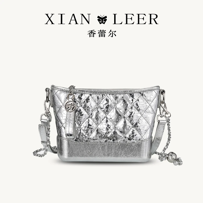 XIANLEER/香蕾尔包包新款爆款高级真皮百搭单肩包斜跨包女包女款