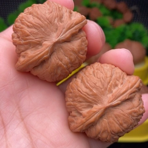 吊坠文玩核桃乾隆磨39全品