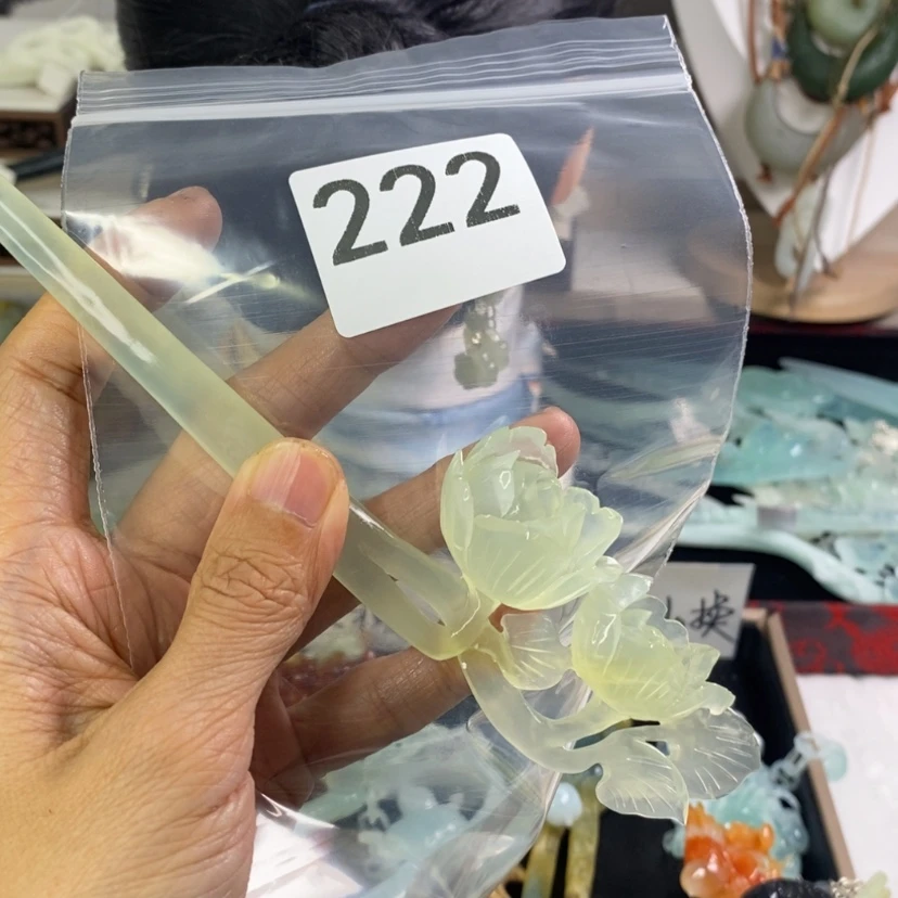 【闪购商品】岫玉发饰未镶嵌❄️****