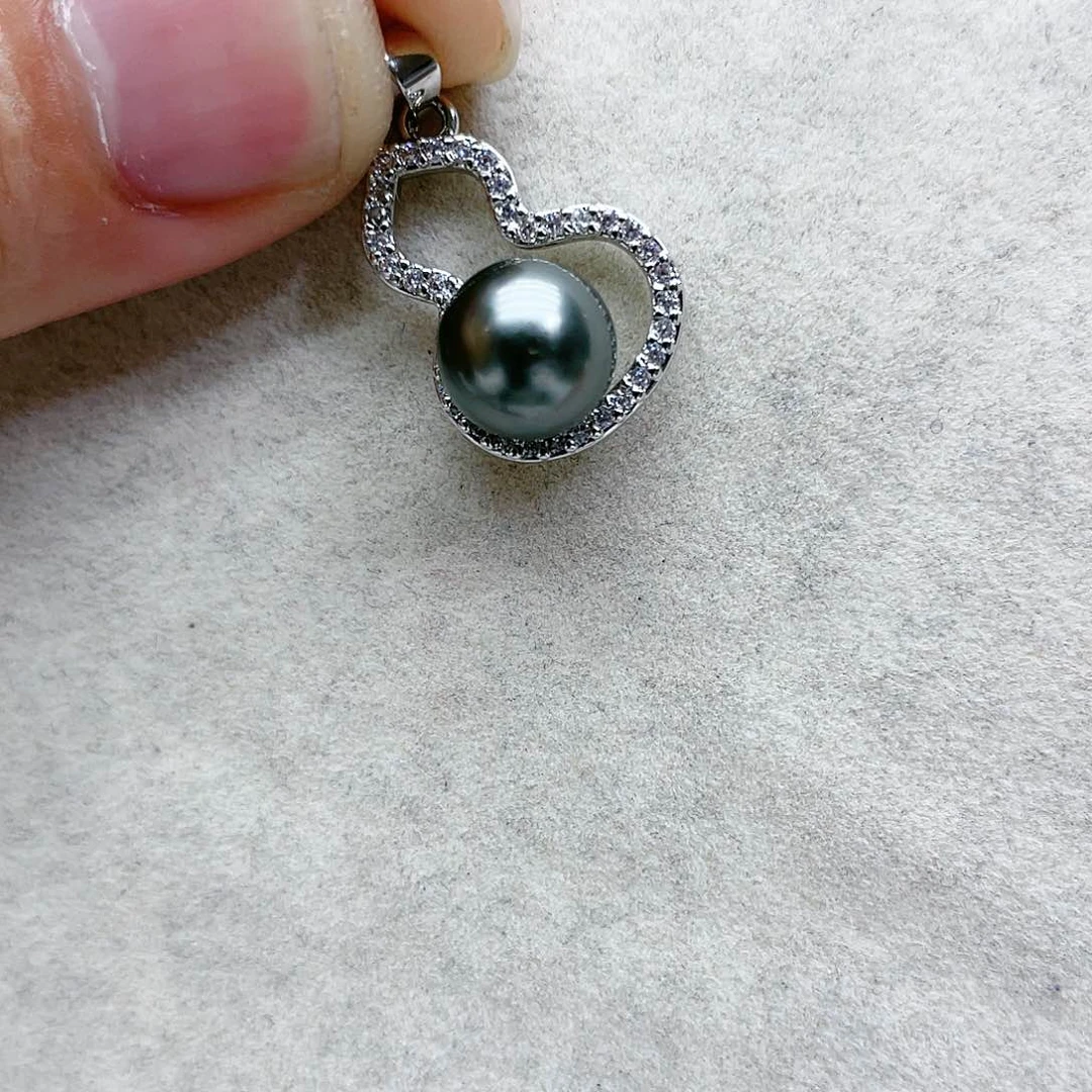 海水珍珠颈饰银S925镶嵌