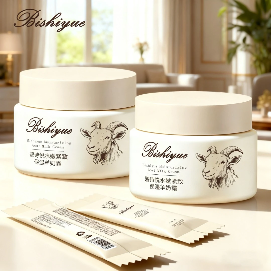 碧诗悦玻色因补水保湿羊奶霜秋冬男女通用滋润养颜面霜