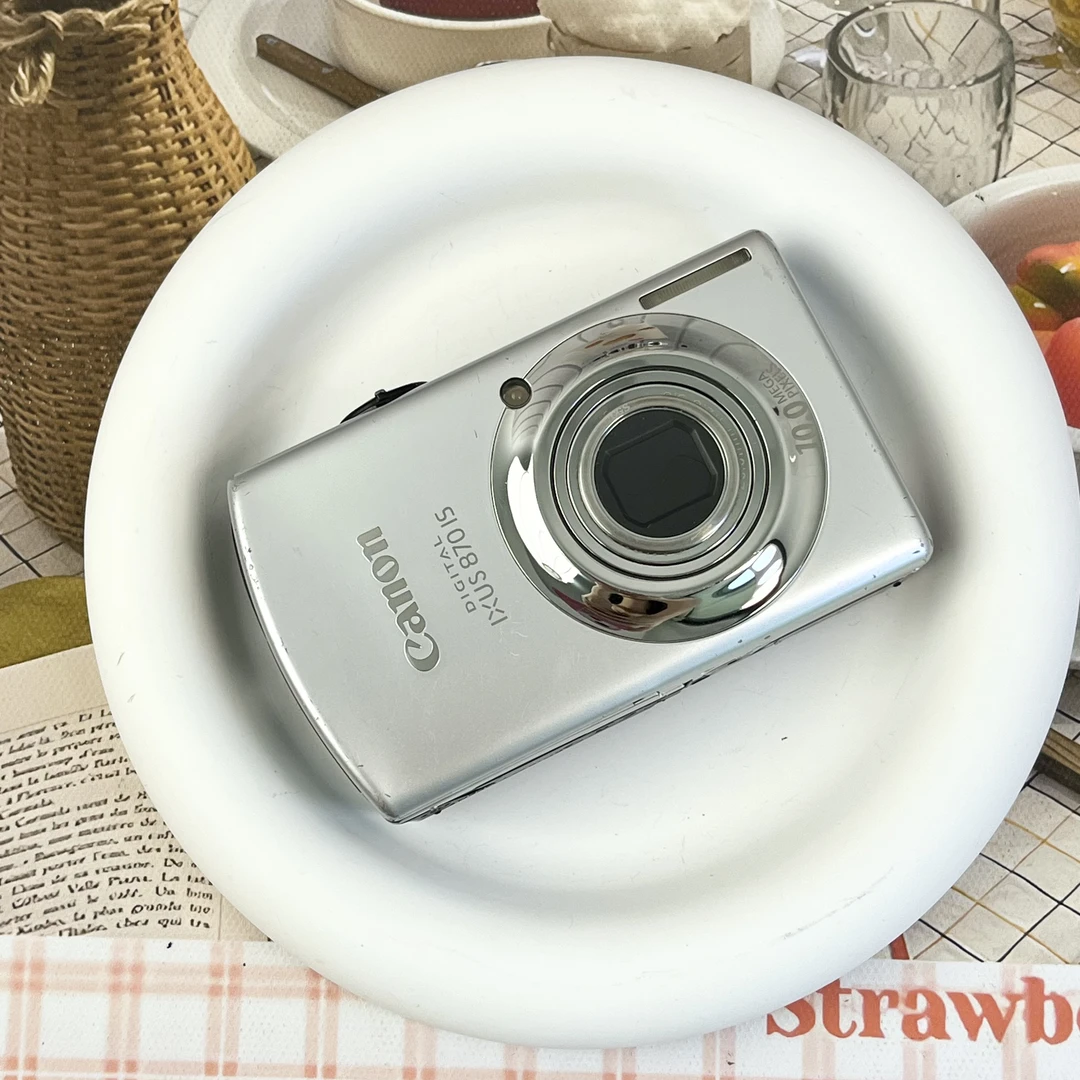 95新 Canon/佳能 佳能ixus870is银色 1000w像素四倍变焦 no退no换