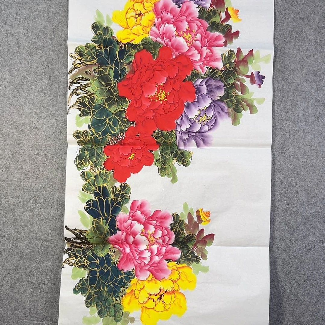国画368 牡丹花等经济植物和花卉