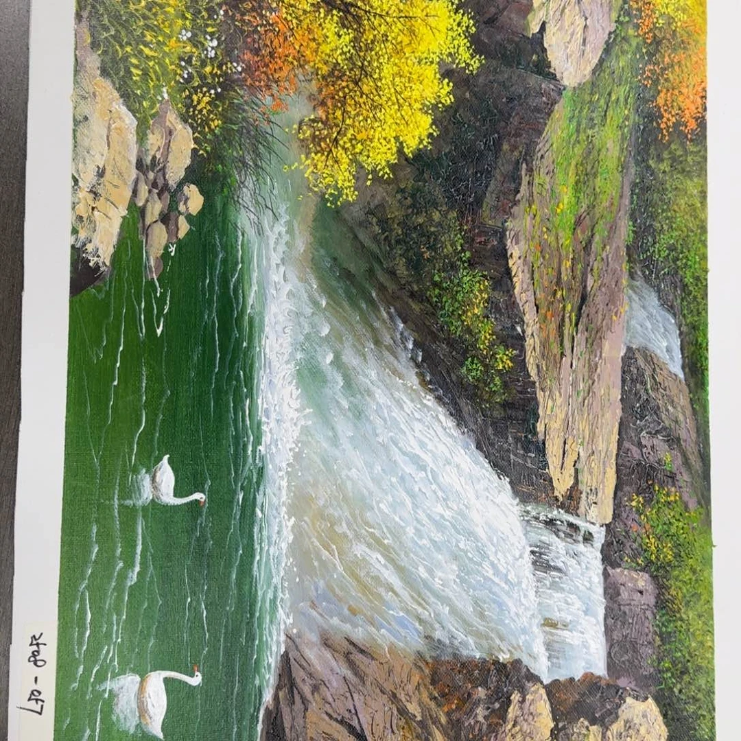 油画我是一只小小鸟