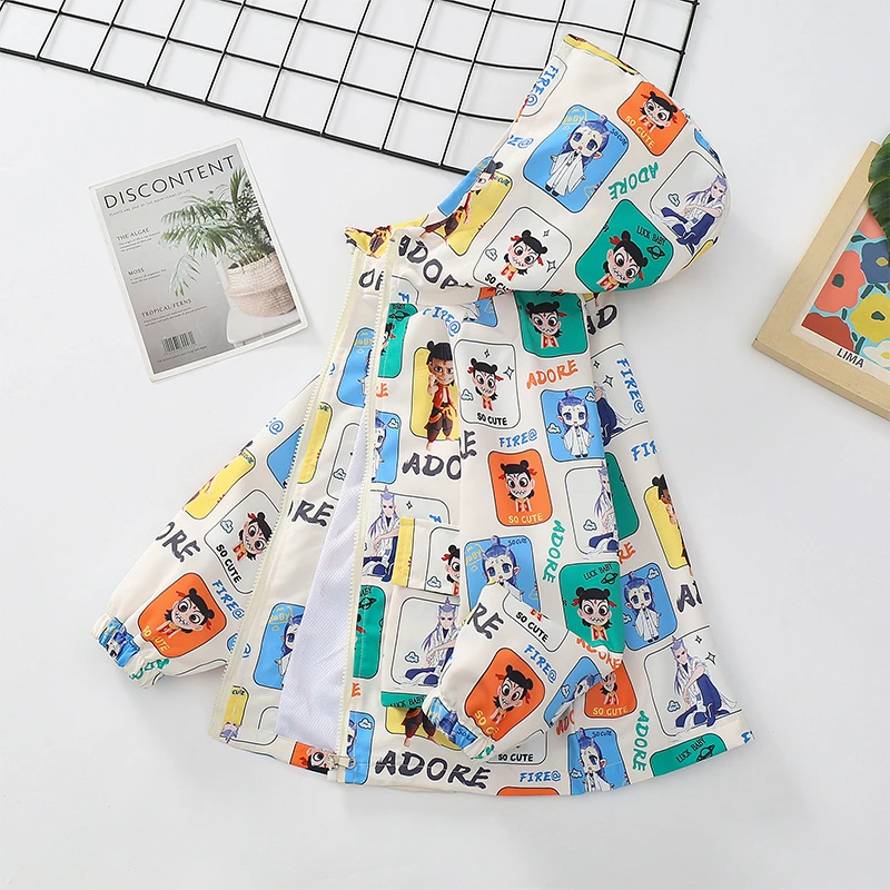 男女童外套2025新款春装哪吒儿童洋气薄款上衣春秋小男孩宝宝夹克