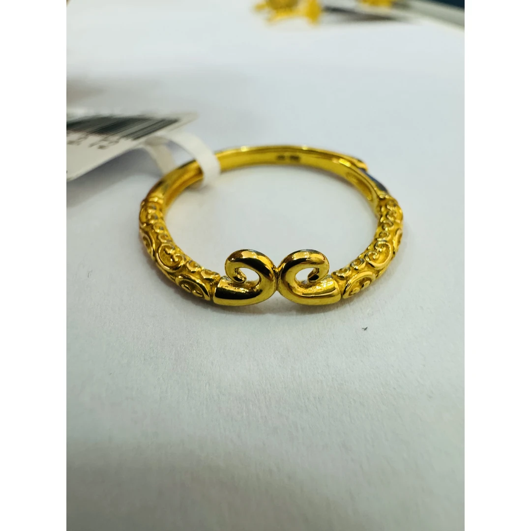 【小云专享】足金999饰品 紧箍咒戒指 2.74 GP