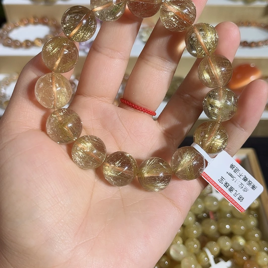 水晶手链未镶嵌晶莹剔透