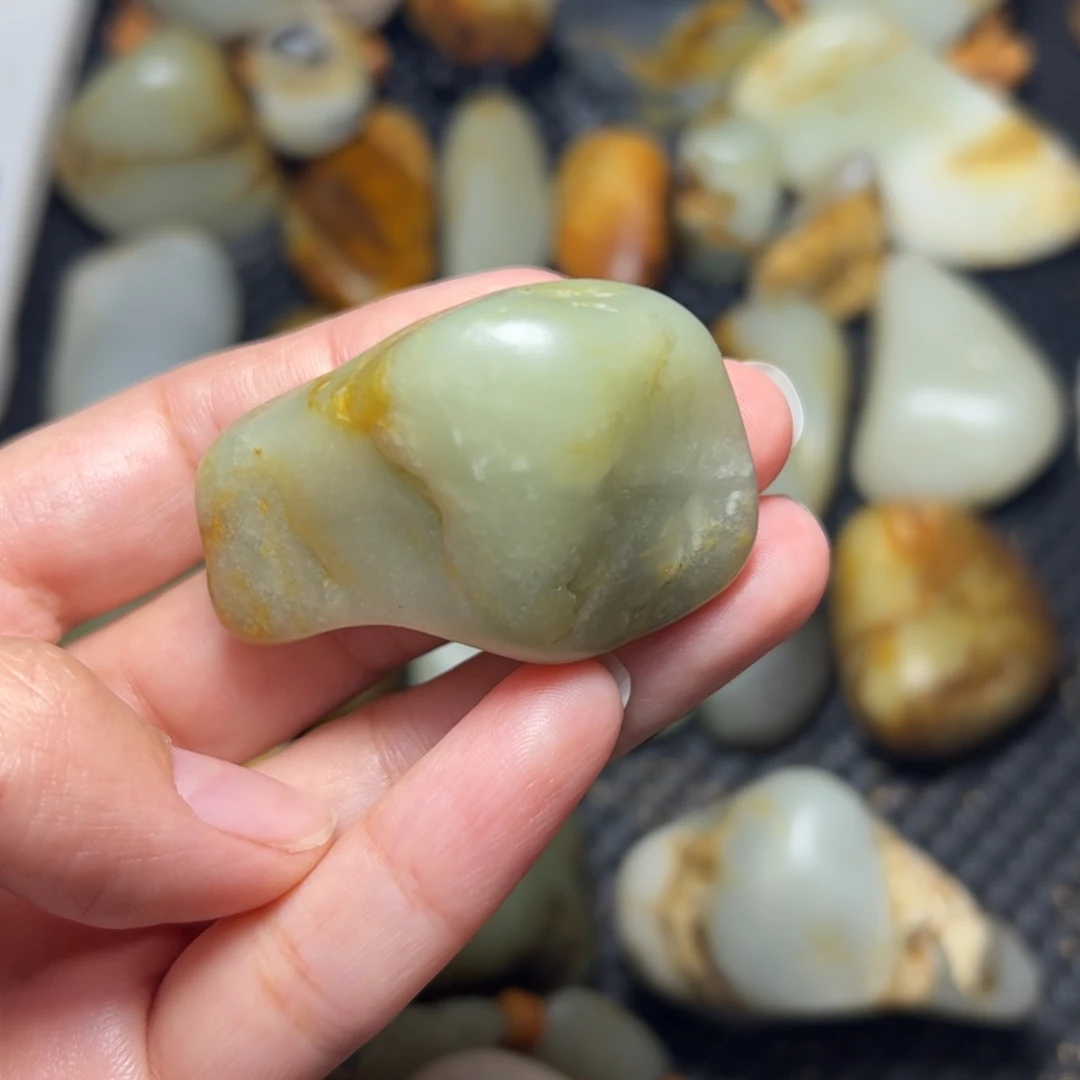 和田玉未镶嵌挂件41