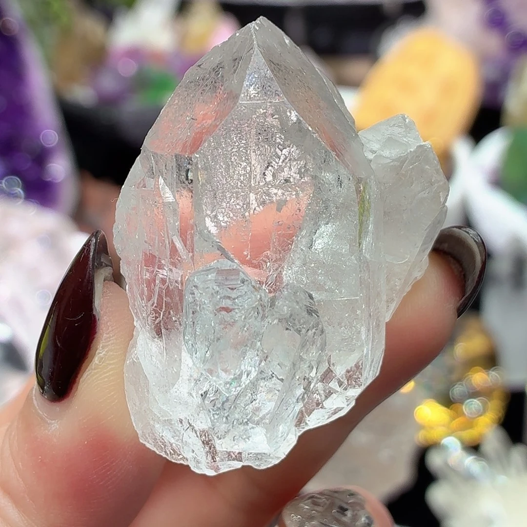 m***i水晶未镶嵌吊坠(不含链)天然喜马水晶原石