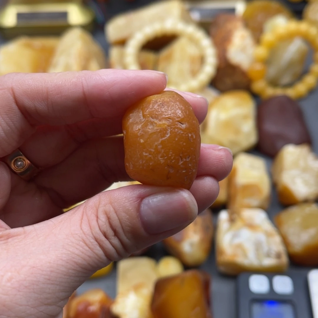 【闪购商品】未镶嵌定制琥珀天然琥珀蜜蜡原石定制