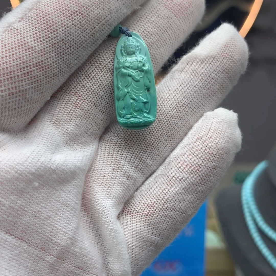 绿松石挂件未镶嵌