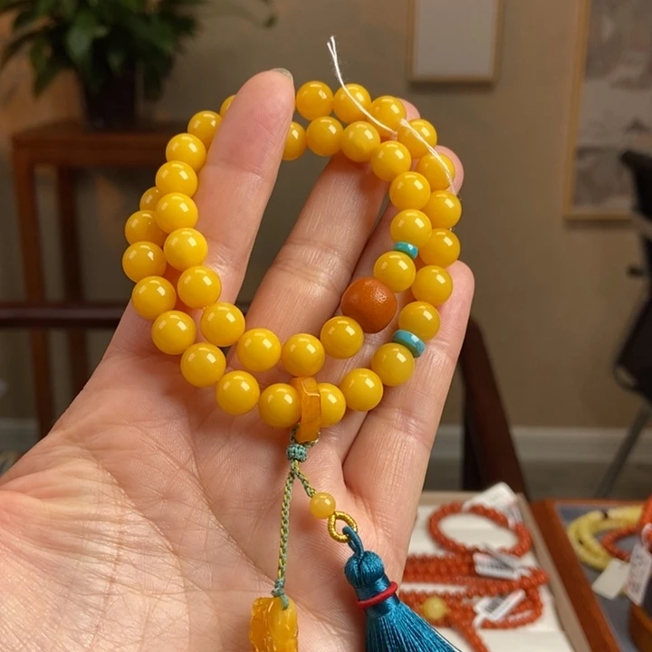 琥珀手链未镶嵌蜜蜡手串9