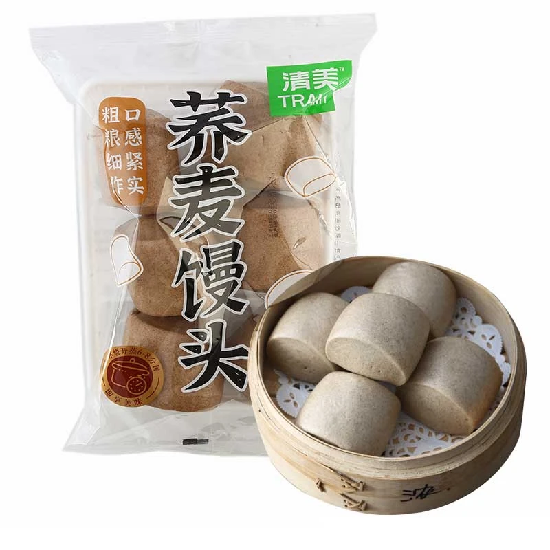 Tramy/清美荞麦馒头 300克(6只)/袋广式早茶