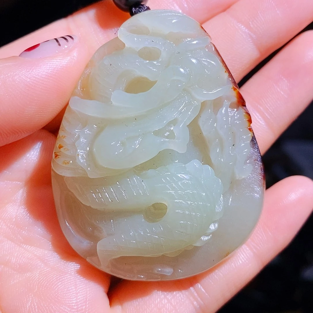 和田玉颈饰未镶嵌